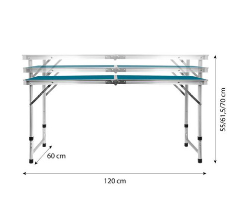 Стіл кемпінговий розкладний NILS CAMP NC1605, синій