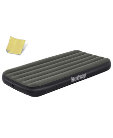 Матрац надувний Bestway 6713L 188x99 см, чорно-сірий