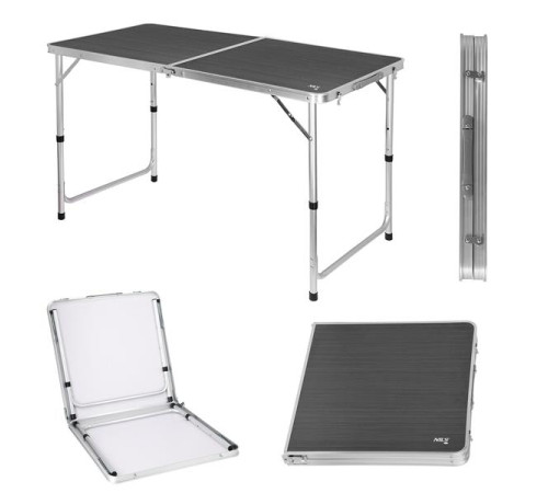 Стіл кемпінговий розкладний NILS CAMP NC1605, темно-сірий