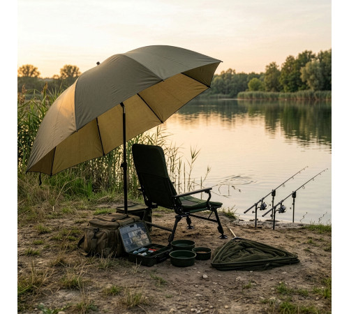 Крісло рибальське NILS CAMP NC2702, зелено-чорне