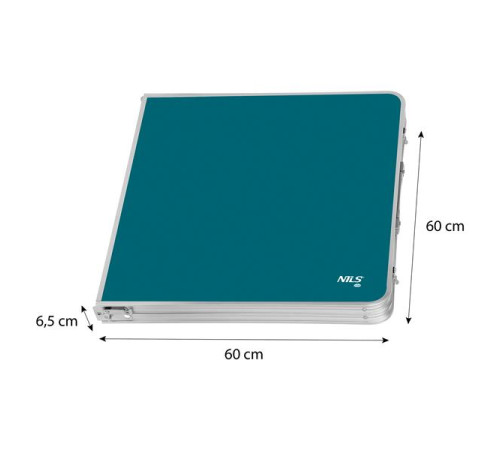 Стіл розкладний NILS CAMP NC1633 з 4 стільцями, синій