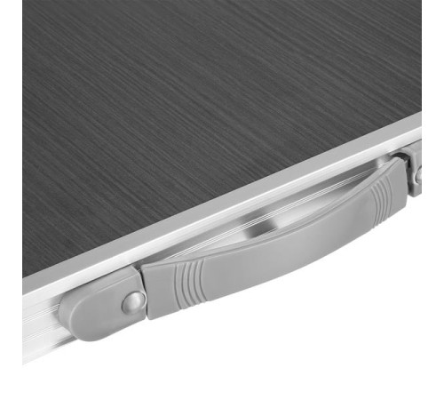 Стіл розкладний NILS CAMP NC1633 з 4 стільцями, темно-сірий