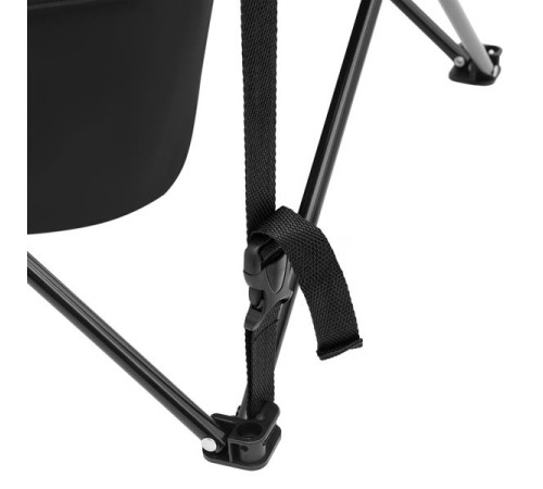 Стіл розкладний NILS CAMP NC3304 з 2 стільцями, чорний