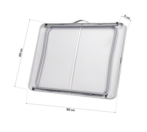 Стіл кемпінговий NILS CAMP NC3401 80 x 60 x 70 см, блакитний