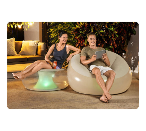 Fotel dmuchany LED Bestway 75086