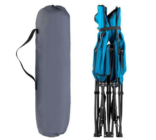 Ліжко кемпінгове NILS CAMP NC2701 188 х 67 х 38 см, синє