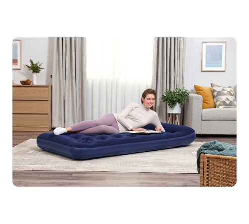 Надувний матрац з насосом 188 x 99 x 28 см Bestway 67224 Надувний матрац з насосом 188 x 99 x 28 см Bestway 67224