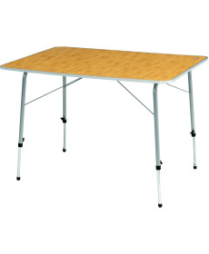 Стіл розкладний Easy Camp Menton L Brown 540028, 70 x 100 x 50-68 см - жовтий
