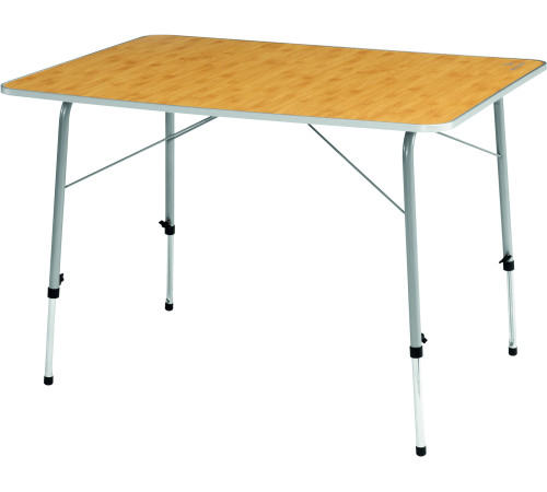 Стіл розкладний Easy Camp Menton L Brown 540028, 70 x 100 x 50-68 см - жовтий