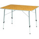 Стіл розкладний Easy Camp Menton L Brown 540028, 70 x 100 x 50-68 см - жовтий