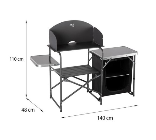 Кемпінгова шафа з вітрозахистом NILS CAMP NC3041&nbsp;