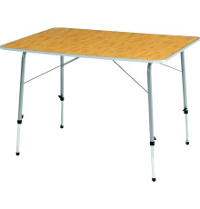 Стіл розкладний Easy Camp Menton M Brown 540029, 60 x 80 x 50-68 см - жовтий