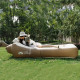 Диван надувний (ламзак) Mobi Garden Air Bed Pro NX20663018, бежево-коричневий