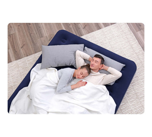 Надувний матрац з насосом 203 x 152 x 22 см Bestway 67003 Надувний матрац з насосом 203 x 152 x 22 см Bestway 67003