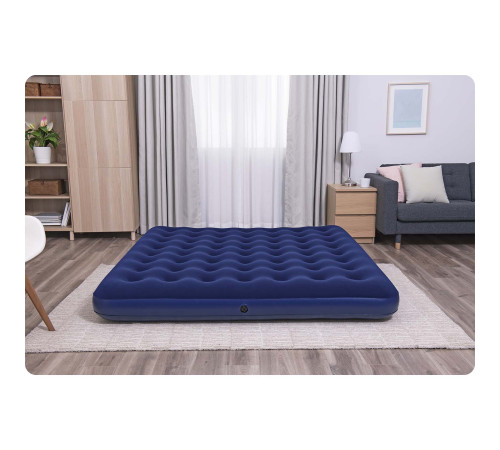 Надувний матрац з насосом 203 x 183 x 22 см Bestway 67004 Надувний матрац з насосом 203 x 183 x 22 см Bestway 67004