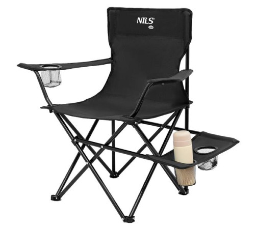 Крісло для кемпінгу NILS CAMP NC3301, чорне