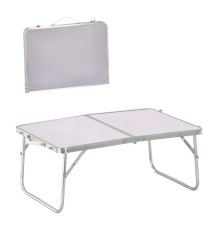 Стіл туристичний складаний Chomik Garden Line HOLMEN 60 x 40 x 26,5 см - білий