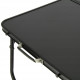 Стіл туристичний Chomik Garden Line HOLMEN 60 x 40 x 26,5 см - чорний