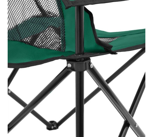 Крісло для кемпінгу NILS CAMP NC3302, темне-зелене