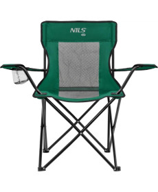 Крісло для кемпінгу NILS CAMP NC3302, темне-зелене