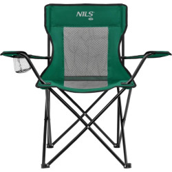 Крісло для кемпінгу NILS CAMP NC3302, темне-зелене