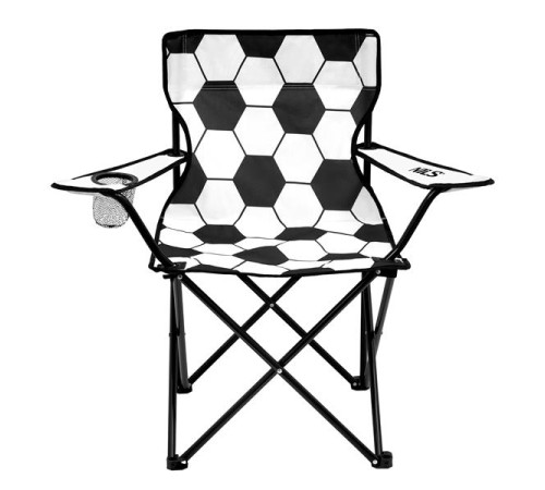 Крісло для кемпінгу NILS CAMP NC3303, чорно-біле