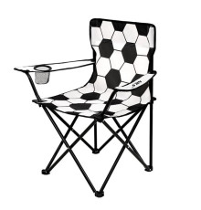 Крісло для кемпінгу NILS CAMP NC3303, чорно-біле