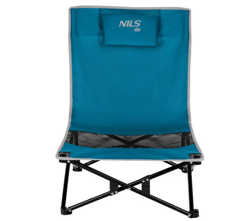 Крісло для кемпінгу NILS CAMP NC3306, синьо-сіре