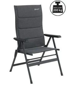 Крісло кемпінгове Outwell Clements XL, чорно-сіре