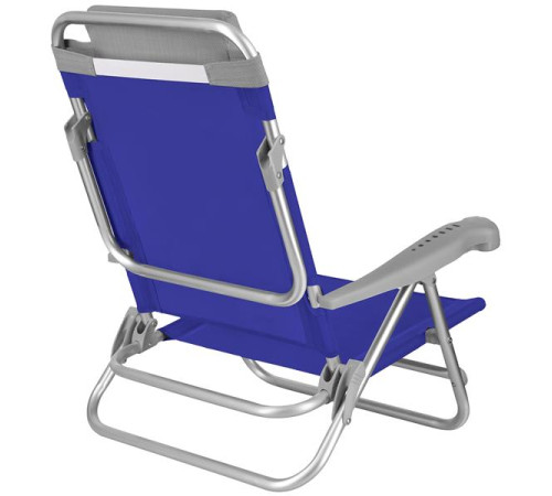 Крісло для кемпінгу 2в1 NILS CAMP NC3502, синьо-сіре