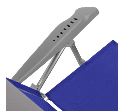 Крісло для кемпінгу 2в1 NILS CAMP NC3502, синьо-сіре