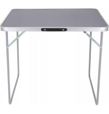 Стіл розкладний туристичний ENERO CAMP 80 x 60 x 70 см - сірий