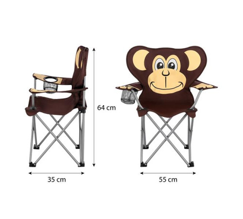 Дитяче крісло туристичне NILS NC3029 MONKEY