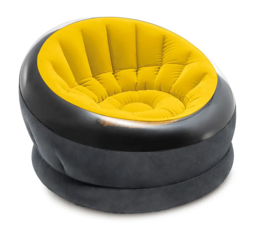 Крісло надувне INTEX 68582 112x109x69см, жовте Крісло надувне INTEX 68582 112x109x69см, жовте