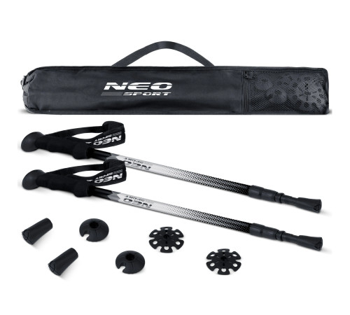 Трекінгові палиці Neo-Sport NS-381, сріблястий