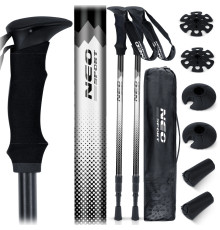 Трекінгові палиці Neo-Sport NS-381, сріблястий