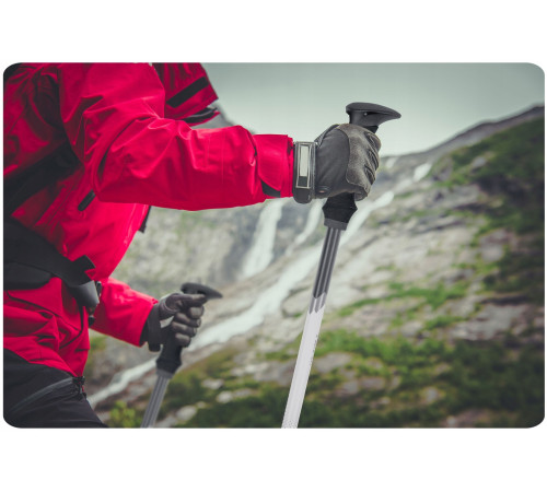 Трекінгові палиці Neo-Sport NS-381, сріблястий