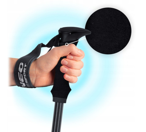 Трекінгові палиці Neo-Sport NS-381, сріблястий