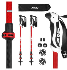 Трекінгові палиці NILS TK8601, червоні