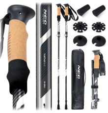 Трекінгові палиці Neo‑Sport NS‑382, чорні