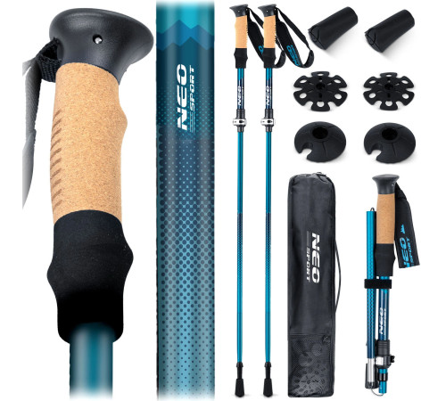 Трекінгові палиці Neo‑Sport NS‑382, сині