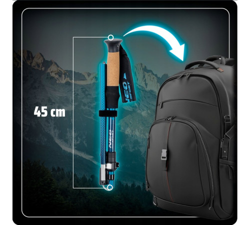 Трекінгові палиці Neo‑Sport NS‑382, сині