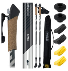 Трекінгові палиці Neo‑Sport NS‑383, чорні