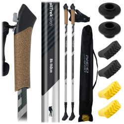 Трекінгові палиці Neo‑Sport NS‑383, чорні