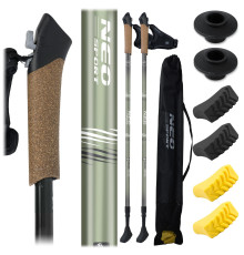 Трекінгові палиці Neo‑Sport NS‑383, зелені