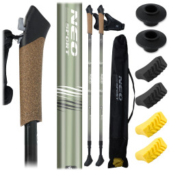 Трекінгові палиці Neo‑Sport NS‑383, зелені