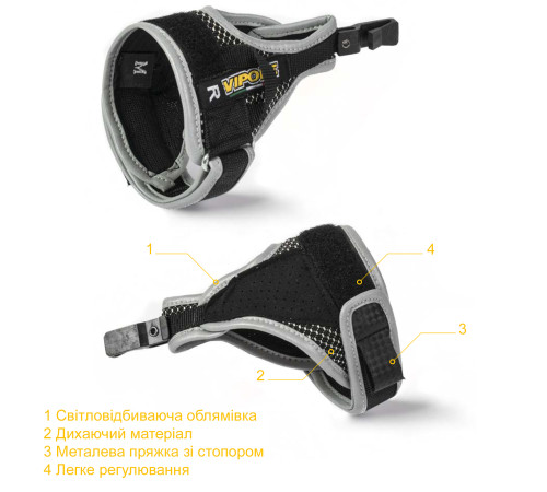 Палиці для скандинавської ходьби Vipole Vario Top-Click QL Violet DLX (P19427)