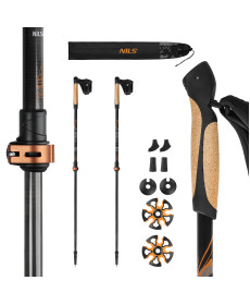 Палиці для скандинавської ходьби NILS CAMP NW8613 CARBON