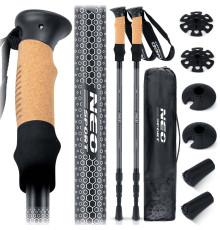 Трекінгові палиці Neo-Sport NS-380, чорні