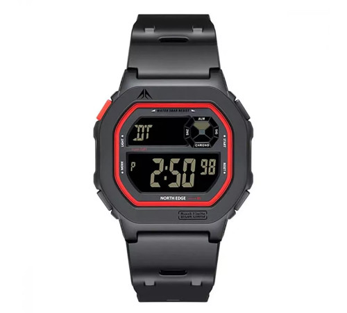 Годинник цифровий NORTH EDGE X1 чорно-червоний Годинник цифровий NORTH EDGE X1 чорно-червоний